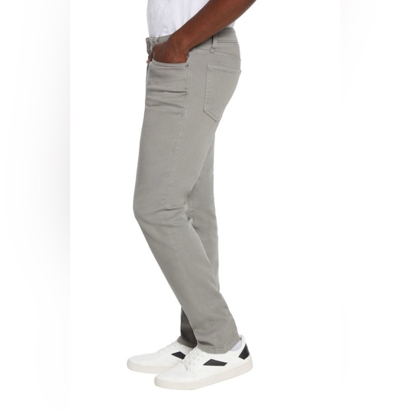 Men's Express Slim Fit Gray Denim Jeans - Picture 4 of 12